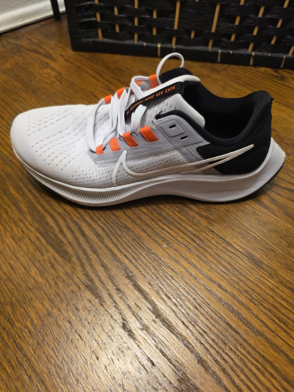 Nike Air Zoom Pegasus Women Grey & Black Running Shoes Size 6.5